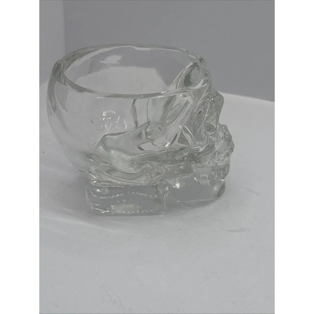 Crystal Head Vodka Clear Glass Skull Shot Glass 2 oz Dan Aykroyd